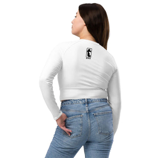 Recycled long-sleeve crop top - PL&F